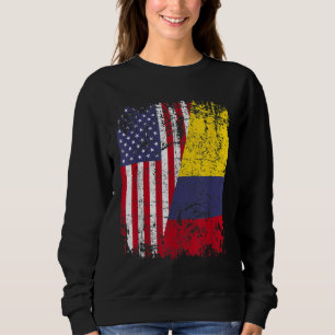 Moletom COLOMBIANO ROOTS Half American Flag COLOMBIA