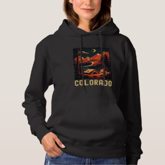 Moletom Colorado Sunset retro 70s vintage hiking camping  