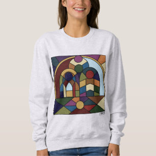 Moletom Colorblock Mural Crewneck Sweet
