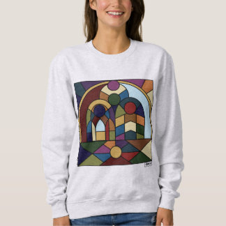 Moletom Colorblock Mural Crewneck Sweet