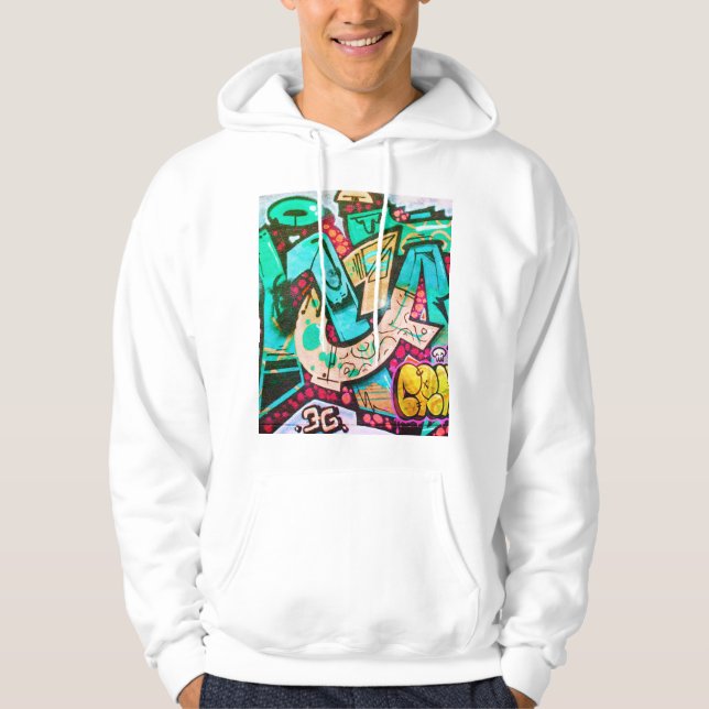 Moletom Colorful Abstract Art Hoodie (Frente)