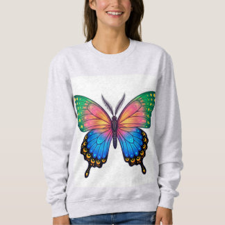 Moletom  "Colorful Butterfly Hoodie – Unique, Stylish & Co
