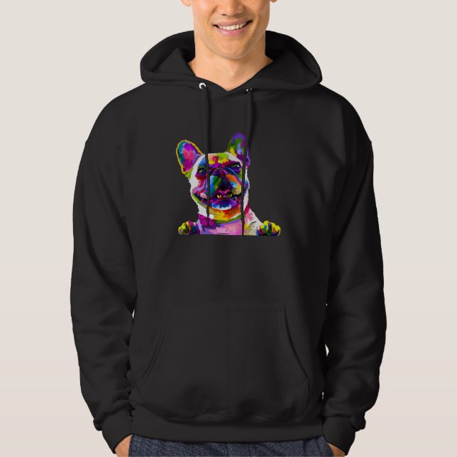 Moletom Colorful frenchie  french bulldog owner (Frente)