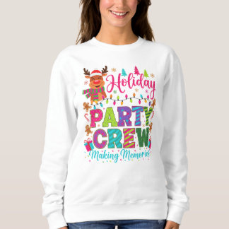 Moletom "Colorful Holiday Party Crew Tee"