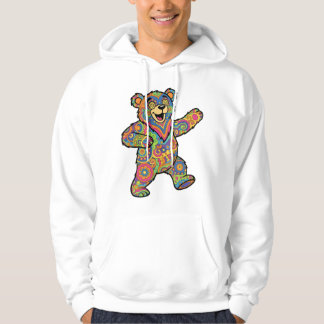Moletom Colorful Psychedelic Teddy Bear Art