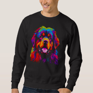 Moletom Colorful Tibetan Mastiff Dog