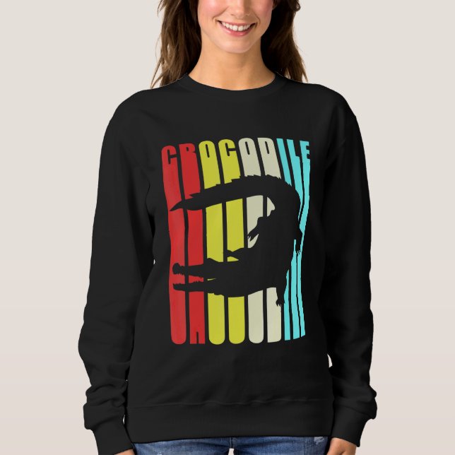 Moletom Colorida Alligator Crocodilo Kids (Frente)