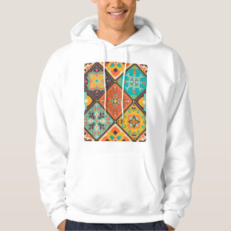 Moletom Colorida azulejo de retalhos de inspiração islâmic