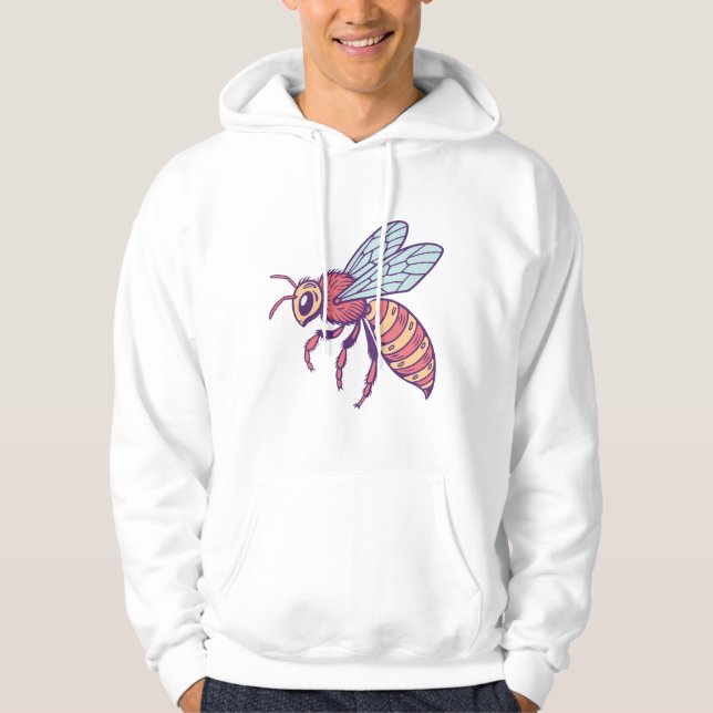 Moletom Colorida Bee Hoodie (Frente)