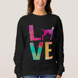Moletom Colorida Vizsla Dog Mamãe Dona Vizsla