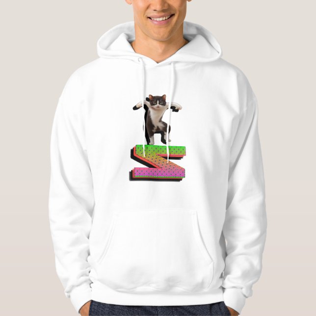 Moletom Colorido Design Digital Masculino Basico Capuz (Frente)