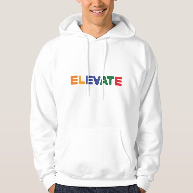 Moletom Colorido ELEVATE Capuz (Frente)