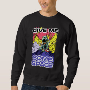 Moletom Colorido Me Dê Um Astronauta Espacial Homem Mulher