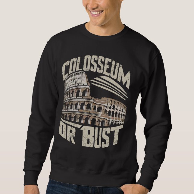 Moletom Colosseum ou Império Romano Bust (Frente)