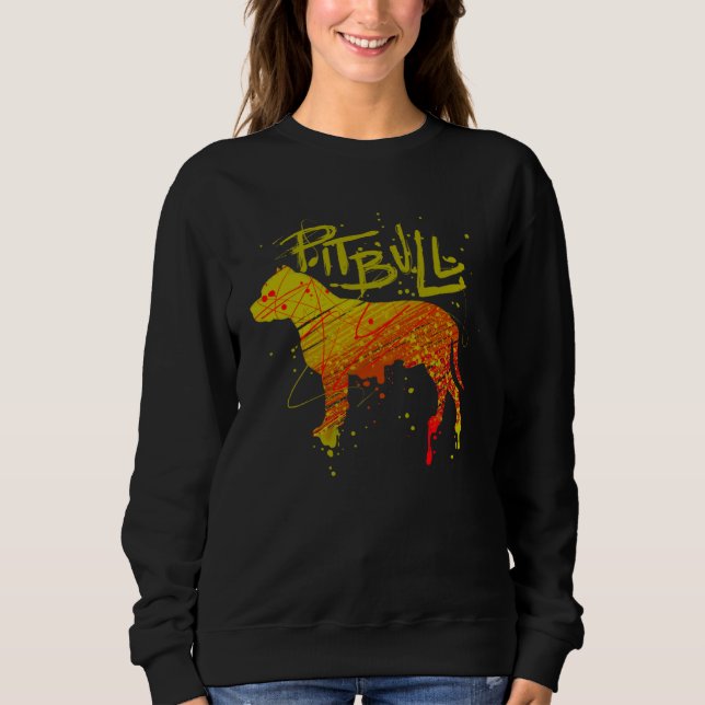 Moletom Colourful Pitbull (Frente)