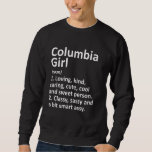 Moletom Columbia Girl Ky Kentucky Funny City Roots<br><div class="desc">Columbia Girl Ky Kentucky Funny City Roots.</div>