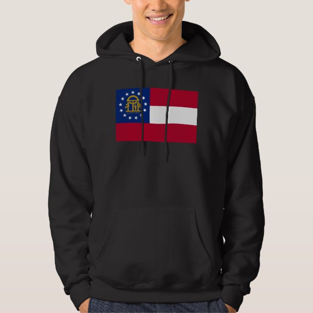 Moletom com a Bandeira da Geórgia (Frente)