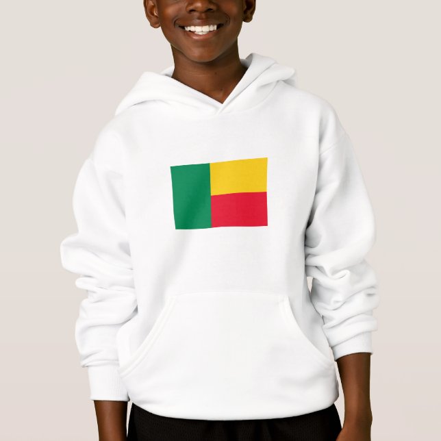Moletom com a Bandeira Patriótica do Benim (Frente)