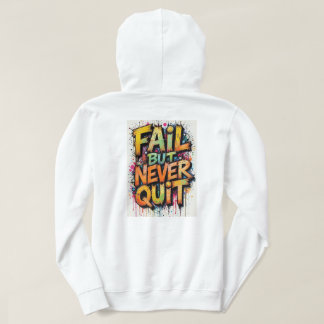 Moletom com capuz adulto branco com desenho