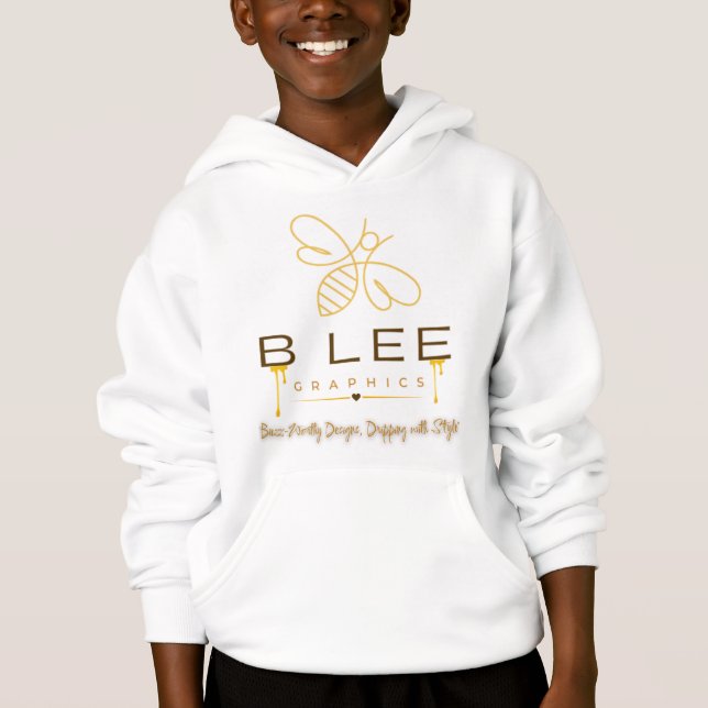 Moletom com Capuz BLEEGRAPHICS Logo Kids (Frente)