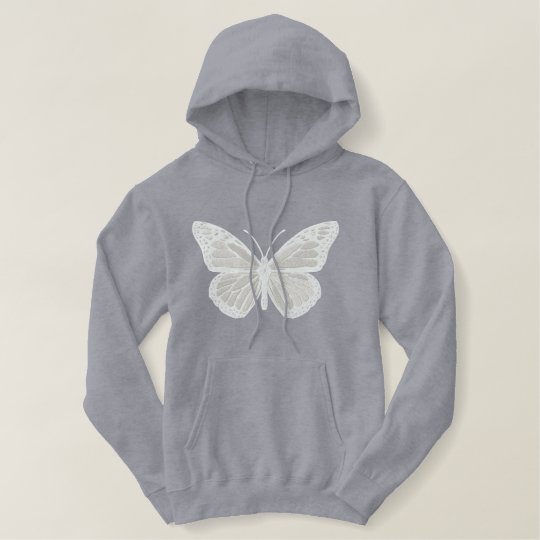 moletom com capuz butterfly