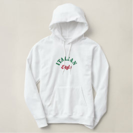 Moletom Com Capuz Bordado Feminino Estilo italiano