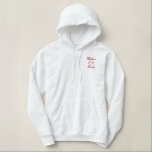 Moletom Com Capuz Bordado Feminino Mãe bordada da Roupa do casamento noivo<br><div class="desc">Mãe da Festa de casamento bordada Hoddie. Mude para a Mãe do Alcance ou qualquer outro texto que funcione para as suas necessidades.</div>