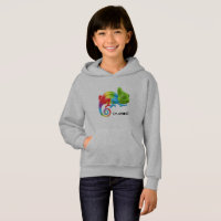 Moletom com Capuz Chameleon para Meninas Inspirado
