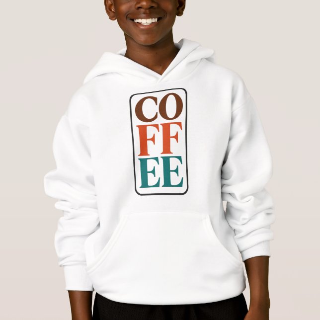 Moletom com Capuz COFFEE Kids Presente para Amante (Frente)