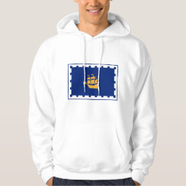 Moletom com Capuz com a Bandeira da Cidade de Queb