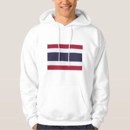 Moletom com Capuz com a Bandeira da Tailândia