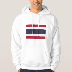 Moletom com Capuz com a Bandeira da Tailândia