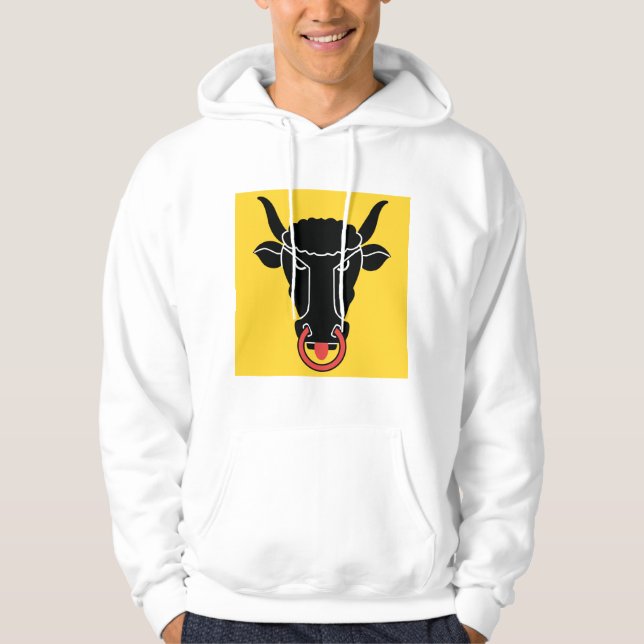 Moletom com Capuz com a Bandeira do Cantão de Uri, (Frente)