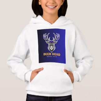 Moletom com capuz Custom Hanes Girls' ComfortBlend