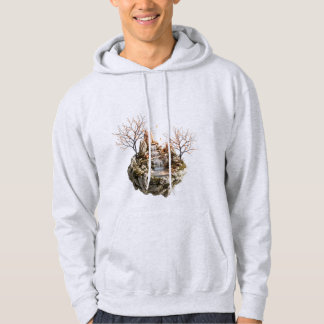 Moletom com Capuz da Fantasia da Cachoeira da Ilha