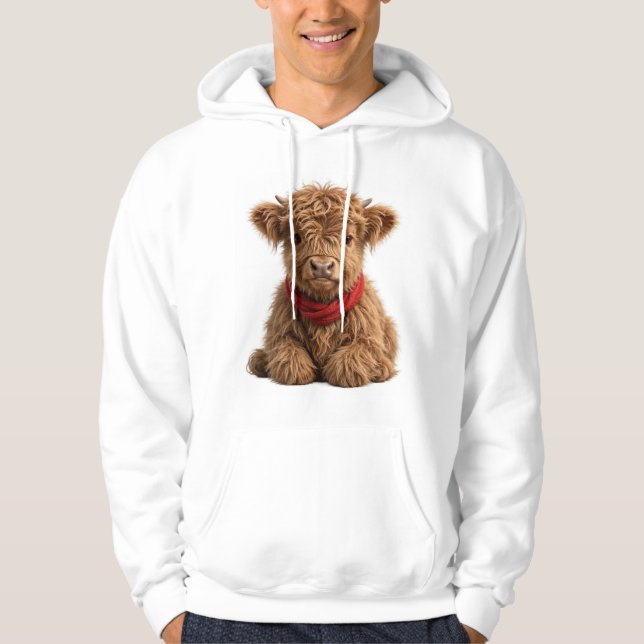 Moletom com Capuz de Cachorro Fofo - Camiseta de E (Frente)