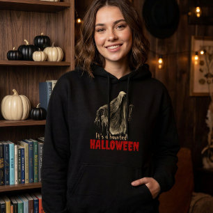 Moletom com capuz de fantasma de Halloween assombr