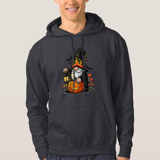 Moletom com Capuz de Gnome de Halloween para Adult (Frente)