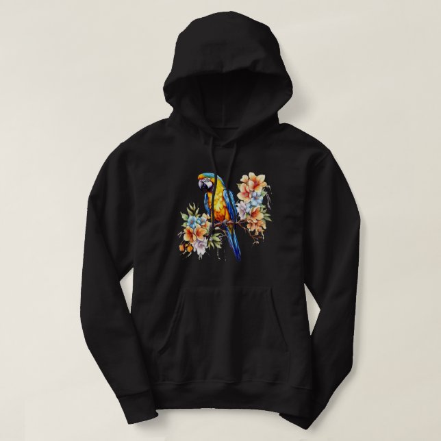 Moletom com Capuz de Papagaio (Frente do Design)