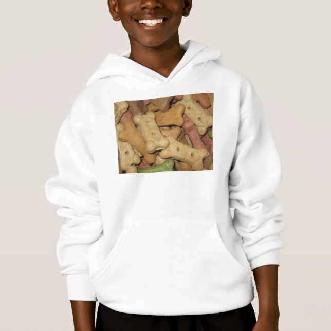 Moletom com Capuz de Petiscos para Cachorro Kids (Frente)