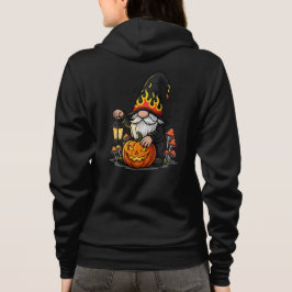 Moletom com Capuz de Zipper Completo Adulto Gnome