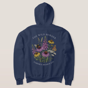 Moletom com capuz e zíper para jardinagem de polin