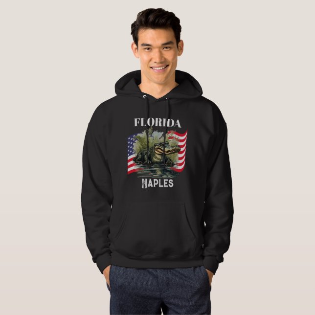 Moletom com Capuz Escuro Florida Men's (Frente Completa)