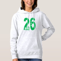 Moletom com capuz feminino cinza DESIGN AFRICA 26