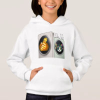 Moletom com Capuz Feminino de Design Digital Color