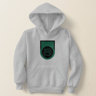 Moletom com Capuz Logo Preto Verde ISD Kids