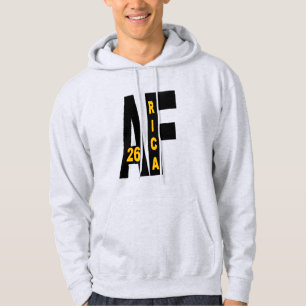Moletom com capuz masculino cinza AFRICA 26