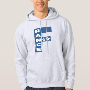 Moletom com capuz masculino cinza FRANÇA 26