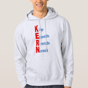 Moletom com capuz masculino cinza TURISMO CALIFÓRN