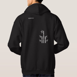 Moletom com Capuz para Adulto (Preto)